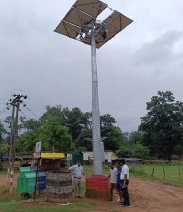 सौर ऊर्जा से जगमगाया बस्तर का बेस्ट टूरिज्म विलेज धुड़मारास