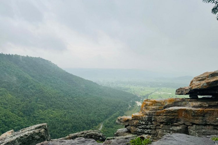 बारिश में बस्तर के प्राकृतिक सौंदर्य का अनुपम नजारा