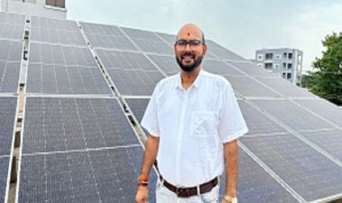 सौर ऊर्जा से गगन का घर हुआ रौशन, बिजली के बिल से मिली राहत