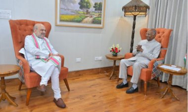 रामनाथ कोविंद से मिले केंद्रीय गृह मंत्री अमित शाह