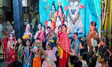 गणेश उत्सव में आयोजित फैंसी ड्रेस प्रतियोगिता में बच्चों ने दिखाई प्रतिभा