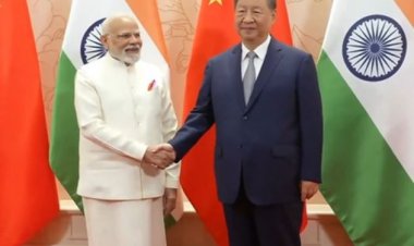 7 साल बाद एक मंच पर मिले मोदी और शी जिनपिंग