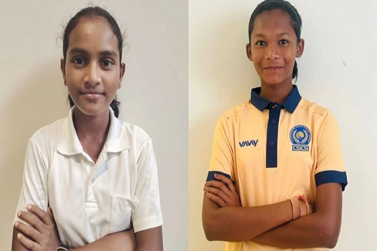 नारायणपुर की 2 बेटियों का छत्तीसगढ़ अंडर-15 स्टेट कैम्प में चयन