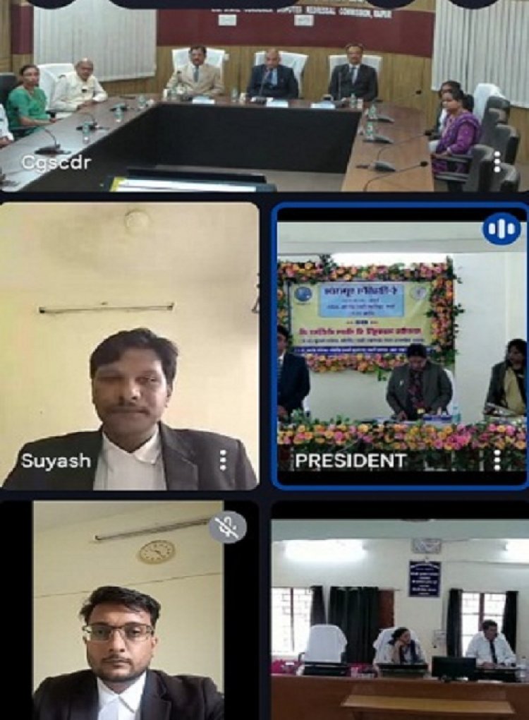 जिला उपभोक्ता आयोग कोरबा में ई-हियरिंग से प्रकरणो की सुनवाई प्रारंभ