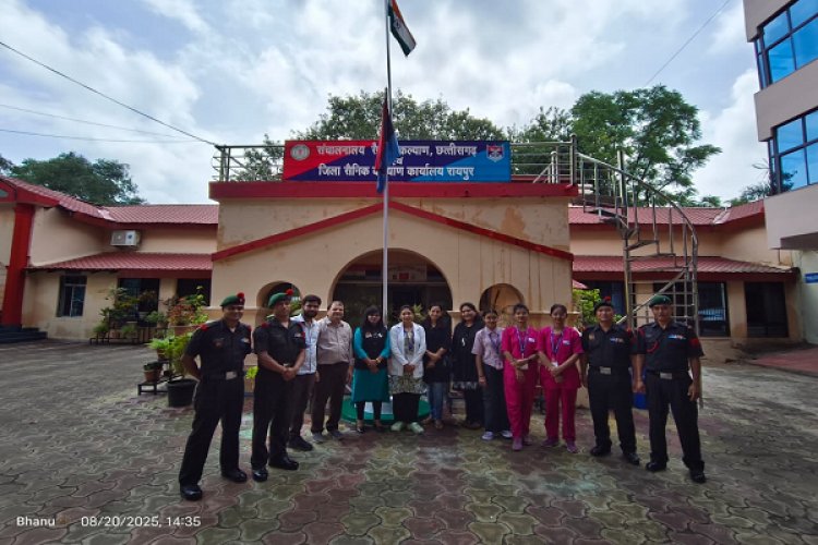 भूतपूर्व सैनिकों एवं आश्रित परिवारों हेतु निःशुल्क स्वास्थ्य शिविर का आयोजन