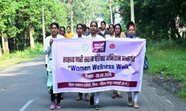 गौरेला-पेंड्रा-मरवाही जिले में ‘वूमेन वेलनेस वॉक‘ का आयोजन