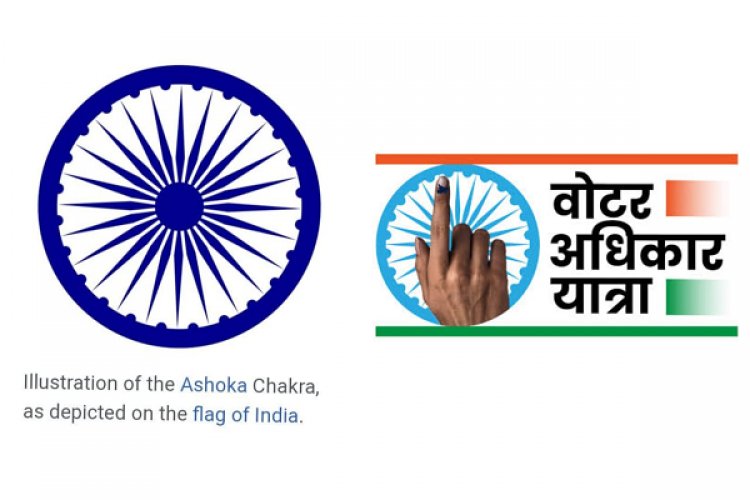 वोट अधिकार यात्रा : अशोक चक्र विवाद के बाद सफाई में उतरी कांग्रेस