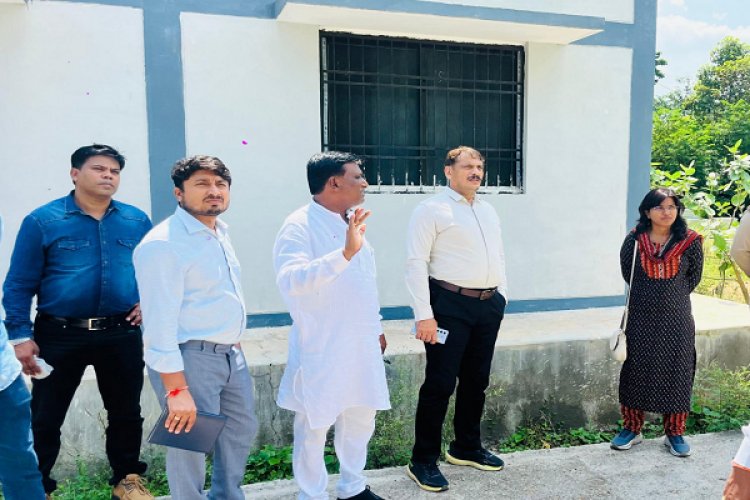 रायपुर : नालंदा लाइब्रेरी निर्माण की प्रक्रिया हुई तेज, कलेक्टर श्री गोपाल वर्मा ने किया निरीक्षण