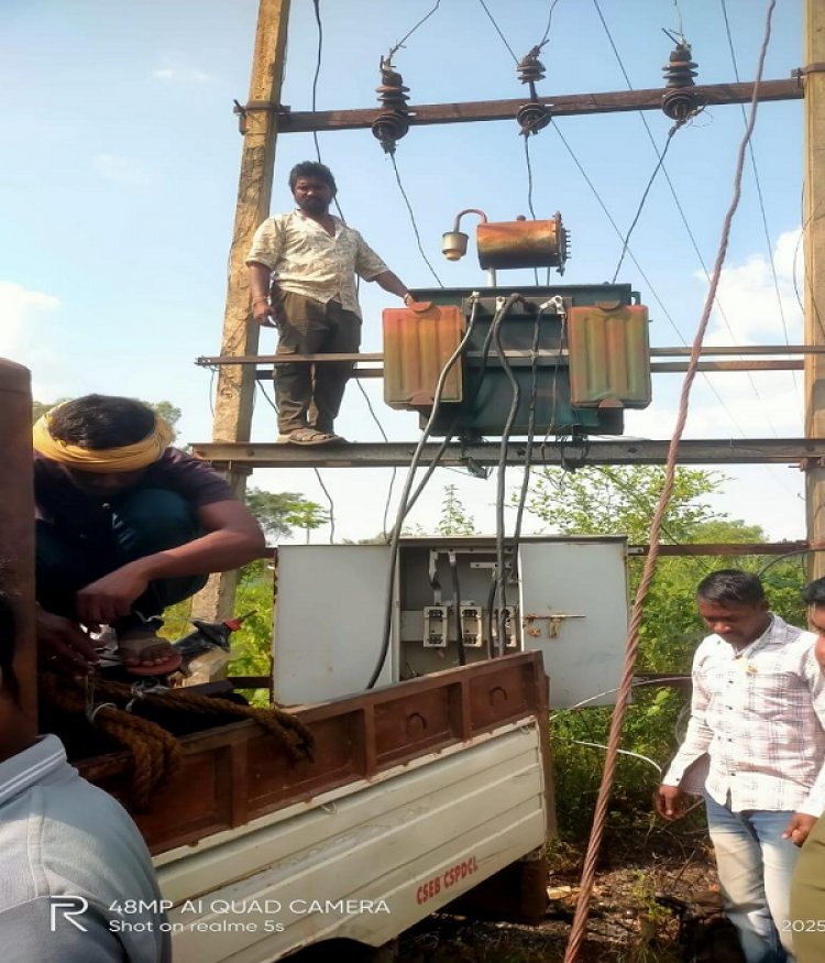 रायपुर : मुख्यमंत्री कैंप कार्यालय की पहल से खजरीढाप में लौटी रोशनी