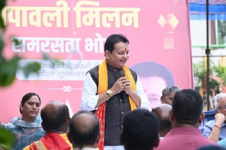 दीपावली मिलन समरसता भोज में एकता की मिसाल: विधायक डॉ. संपत अग्रवाल