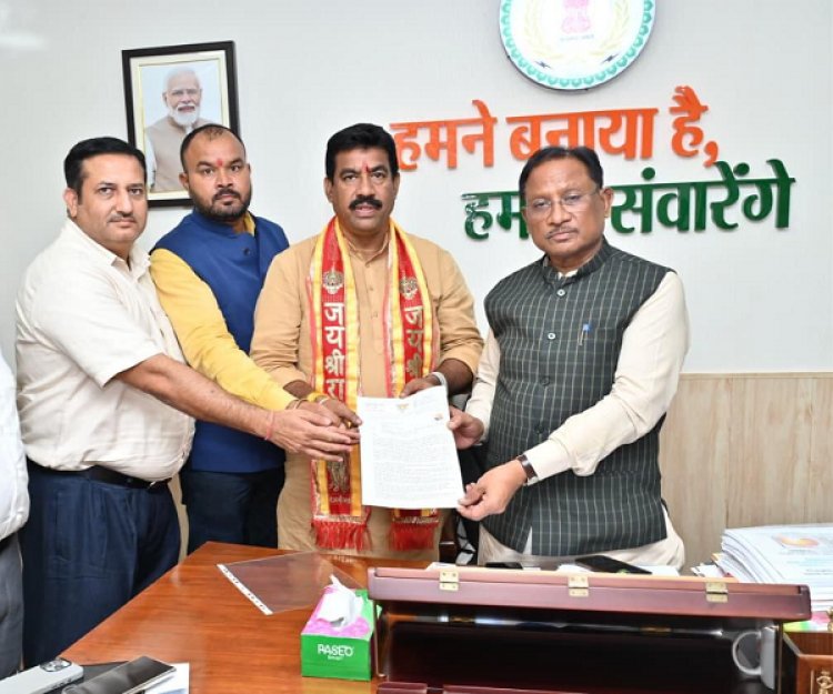 एग्री-स्टेक पंजीयन की समय सीमा बढ़ाने की मांग, सीएम साय से मिले किसान मोर्चा प्रदेश अध्यक्ष