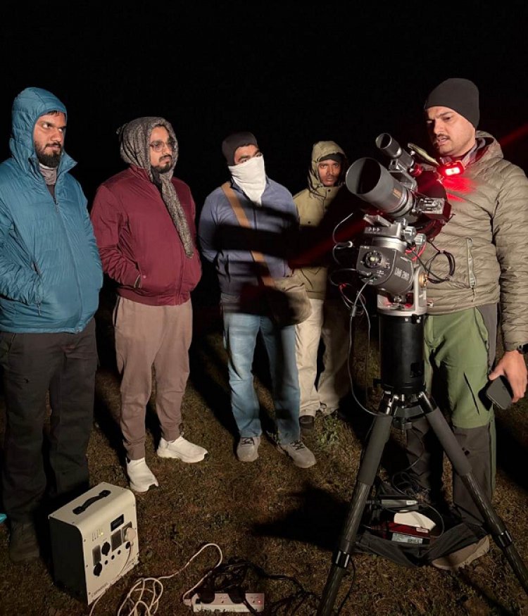 रायपुर : पर्यटन स्थल राजमेरगढ़ में कॉस्मिक नाइट्स का शानदार आयोजन