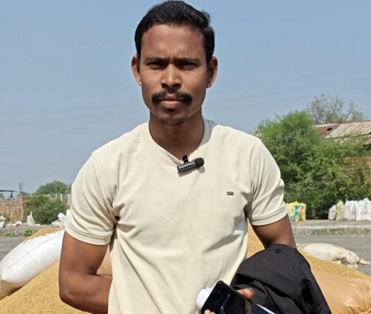 रायपुर : धान खरीदी केंद्र की व्यवस्थाओं से किसान संतुष्ट