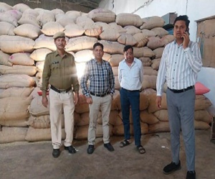 4 प्रकरणों में 2431.60 क्विंटल (6079 बोरा) अवैध धान जप्त