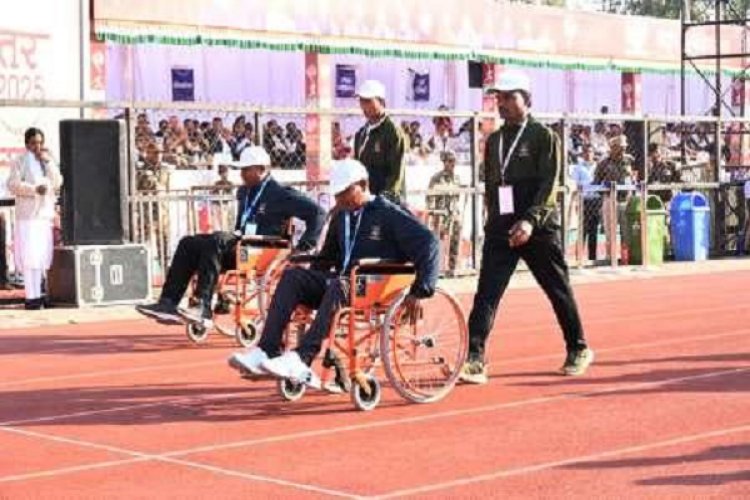 बस्तर ओलम्पिक में अदम्य साहस की मिसाल बनी व्हील चेयर दौड़