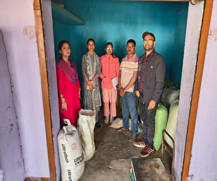 रायपुर : मंडी अधिनियम के तहत 90 क्विंटल धान जब्त