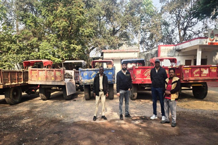 रायपुर : एक चैन माउंटेन और 8 ट्रैक्टर जब्त : रेत भंडारण की दो अनुज्ञप्तियां निरस्त