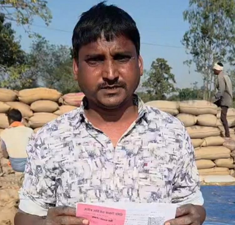 सोसाइटी में सुगमता से धान विक्रय की सुगम सुविधाओं की किसान ने की सराहना