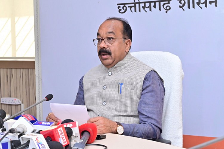 उप मुख्यमंत्री श्री अरुण साव ने कैबिनेट की बैठक में लिए गए निर्णयों की जानकारी दी