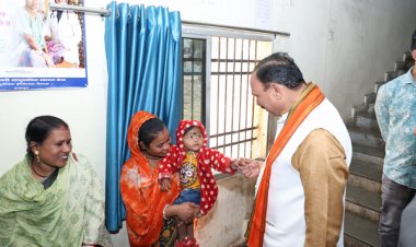 स्वास्थ्य मंत्री श्री श्याम बिहारी जायसवाल ने किया शहरी सामुदायिक स्वास्थ्य केंद्र का निरीक्षण, व्यवस्थाओं को सुदृढ़ करने के दिए निर्देश