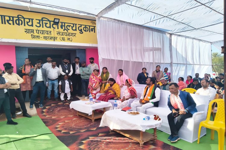 मंत्री श्रीमती लक्ष्मी राजवाड़े ने उचित मूल्य दुकान सह गोदाम का किया लोकार्पण