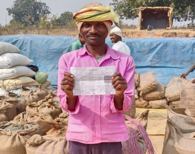 किसान फूल सिंह को मिली डिजिटल धान खरीदी से राहत, ऑफलाइन टोकन पर भी रहा सुचारू अनुभव