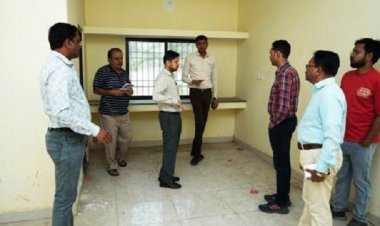 कलेक्टर ने आईटी पार्क और नालंदा परिसर का किया निरीक्षण