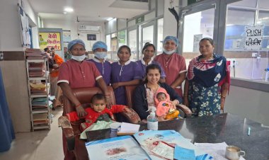 27 दिनों तक चिकित्सकों की देखभाल से नन्हीं जान को मिला नया जीवन