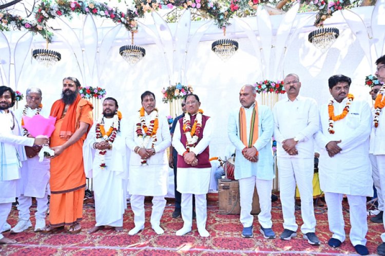 मुख्यमंत्री ने 'विशाल सतनाम सद्भाव पदयात्रा' का किया शुभारंभ