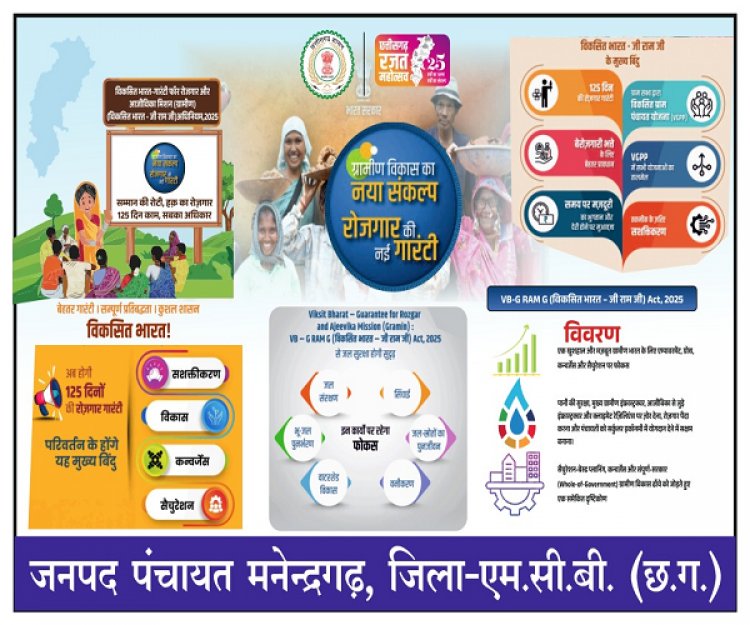 विशेष लेख : मनेंद्रगढ़ में विकसित भारत की दस्तक