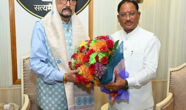 मुख्यमंत्री श्री विष्णु देव साय ने राज्यपाल श्री रमेन डेका को जन्मदिन की दी शुभकामनाएँ