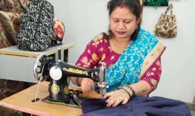 टेलरिंग के व्यवसाय में पूजा देवांगन को मिला मजबूत आधार