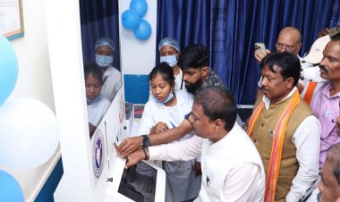 भानपुरी में आधुनिक तकनीक और बुनियादी ढांचे का अनूठा संगम हेल्थ एटीएम का शुभारंभ