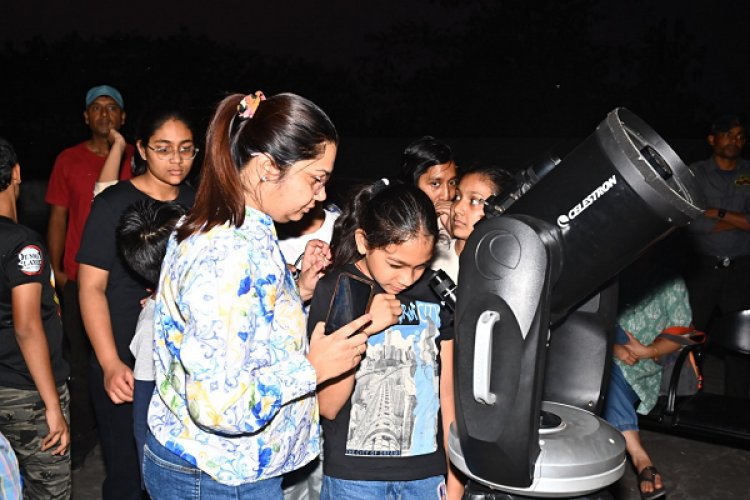 राष्ट्रीय विज्ञान दिवस पर हाइड्रो रॉकेट कार्यशाला एवं विशेष नाइट स्काई गेजिंग कार्यक्रम सम्पन्न