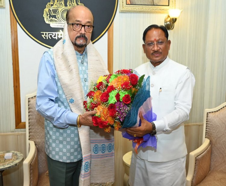 मुख्यमंत्री श्री विष्णु देव साय ने राज्यपाल श्री रमेन डेका को जन्मदिन की दी शुभकामनाएँ