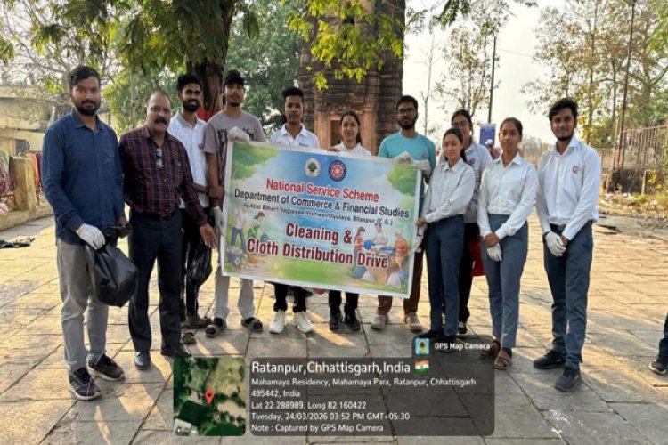 अटल बिहारी वाजपेयी विवि में सेवा और विचार का संगम