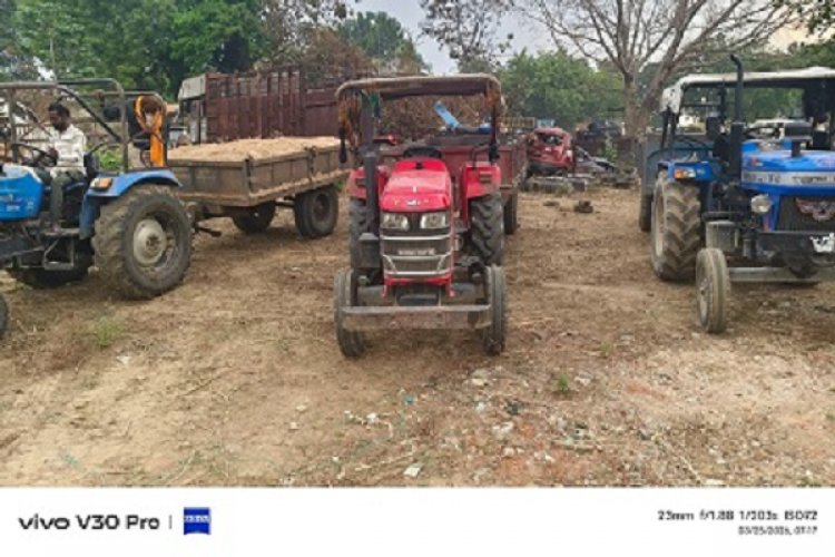 खनिजो के अवैध उतखनन व परिवहन पर 14 वाहन जप्त