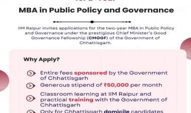 मुख्यमंत्री सुशासन फेलोशिप से युवाओं को मिलेगा प्रशासनिक क्षेत्र में करियर का अवसर