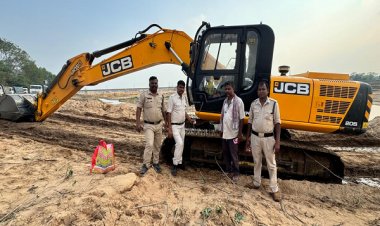 रायपुर : अवैध रेत परिवहन पर सख्ती