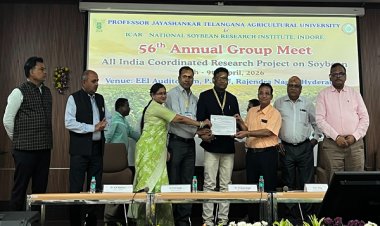 कृषि विश्वविद्यालय, रायपुर को सर्वश्रेष्ठ सोयाबीन अनुसंधान केंद्र का राष्ट्रीय पुरस्कार