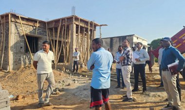 पंचायत सचिव के निलंबन के निर्देश : सीईओ ने विकास कार्यों का लिया जायजा