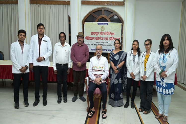लोकभवन में लगा होम्योपैथिक स्वास्थ्य परीक्षण शिविर