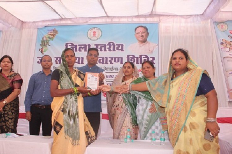 ग्राम अंडोला में जिला स्तरीय जनसमस्या निवारण शिविर सम्पन्न