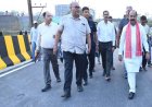 कचना ओवर-ब्रिज जल्द होगा शुरू, उप मुख्यमंत्री श्री अरुण साव ने अंतिम चरण के कार्यों का किया निरीक्षण