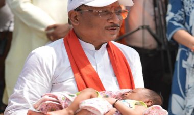 एक माह के नवजात का मुख्यमंत्री ने किया नामकरण, “रविशंकर” नाम से गूंजा गांव का आंगन