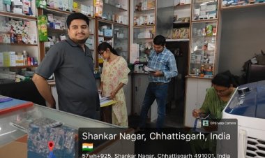 दुर्ग जिले में औषधि विक्रेताओं की सघन जांच, तीन फर्मों को नोटिस