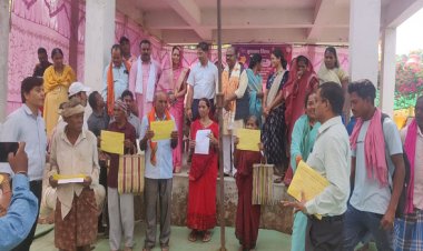 सुशासन तिहार 2026: किलकिला शिविर में 7 हितग्राहियों को मिला पेंशन स्वीकृति आदेश