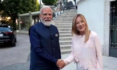 इटली पहुंचे पीएम मोदी ने जॉर्जिया मेलोनी को भेंट किया मेलोडी टॉफी का पैकेट