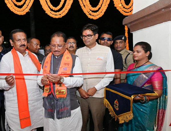 मुख्यमंत्री ने सुशासन तिहार के दौरान रायगढ़ में एफएसएल लैब का किया शुभारंभ