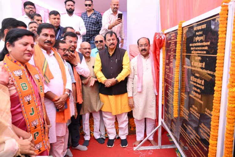 उप मुख्यमंत्री श्री अरुण साव ने 9.96 करोड़ के कार्यों का किया लोकार्पण-भूमिपूजन